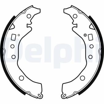 Jeu de mâchoires de frein DELPHI OEM 0449552140