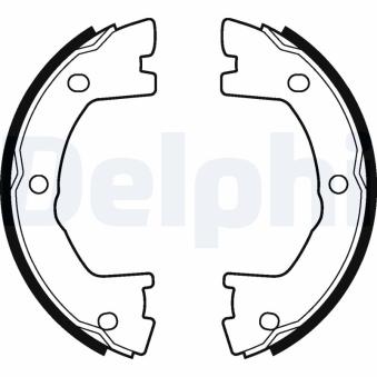 Jeu de mâchoires de frein DELPHI LS2115 pour IVECO DAILY 30-8 75cv
