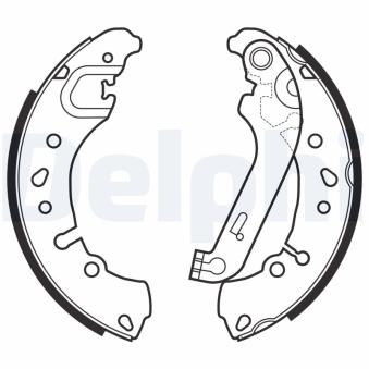 Jeu de mâchoires de frein DELPHI OEM KTH1BC2200AB