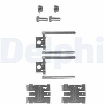 Kit d'accessoires, plaquette de frein à disque DELPHI OEM 321698445