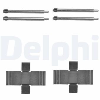 Kit d'accessoires, plaquette de frein à disque DELPHI [LX0066]