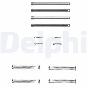 Kit d'accessoires, plaquette de frein à disque DELPHI [LX0097]