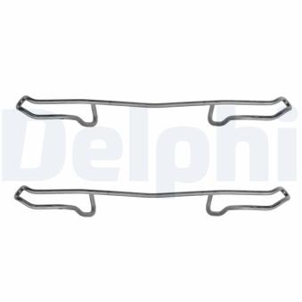 Kit d'accessoires, plaquette de frein à disque DELPHI LX0108 pour CITROEN XM 2.0 - 110cv