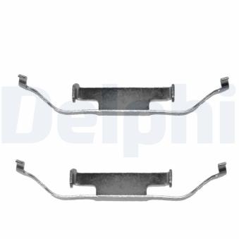 Kit d'accessoires, plaquette de frein à disque DELPHI LX0136 pour LOTUS ESPRIT 325 i - 218cv
