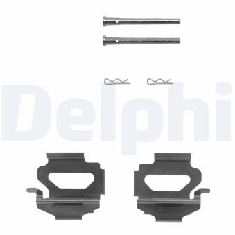 Kit d'accessoires, plaquette de frein à disque DELPHI [LX0149]