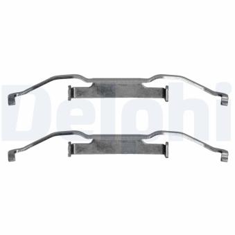 Kit d'accessoires, plaquette de frein à disque DELPHI LX0153
