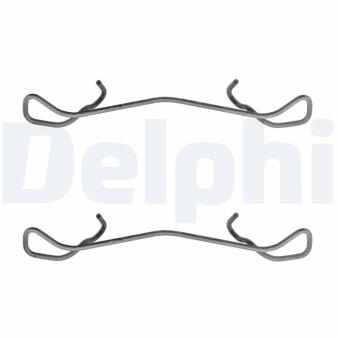 Kit d'accessoires, plaquette de frein à disque DELPHI [LX0169]