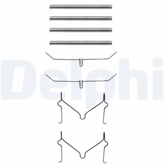 Kit d'accessoires, plaquette de frein à disque DELPHI [LX0182]