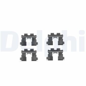 Kit d'accessoires, plaquette de frein à disque DELPHI LX0227