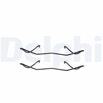 Kit d'accessoires, plaquette de frein à disque DELPHI LX0236 pour AUDI A5 1.7 CDTI - 110cv