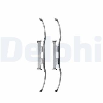 Kit d'accessoires, plaquette de frein à disque DELPHI LX0309 pour MERCEDES-BENZ SPRINTER 214 NGT - 125cv
