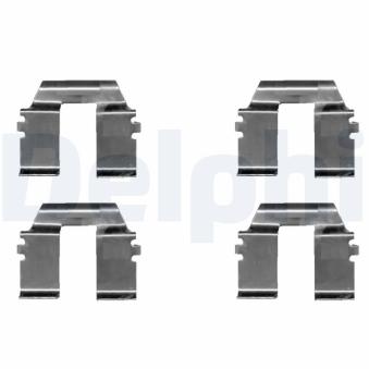 Kit d'accessoires, plaquette de frein à disque DELPHI LX0325 pour MERCEDES-BENZ CLASSE E 2.5 Syncro - 110cv Kit d'accessoires, plaquette de frein à disque DELPHI LX0325 pour MERCEDES-BENZ CLASSE E 2.5 Syncro - 110cv