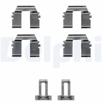 Kit d'accessoires, plaquette de frein à disque DELPHI LX0335 pour MERCEDES-BENZ CLASSE E 2.5 Syncro - 110cv Kit d'accessoires, plaquette de frein à disque DELPHI LX0335 pour MERCEDES-BENZ CLASSE E 2.5 Syncro - 110cv