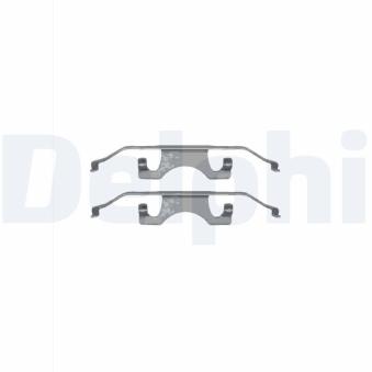 Kit d'accessoires, plaquette de frein à disque DELPHI LX0340 pour BMW Série 5 M5 - 400cv