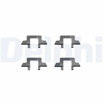 Kit d'accessoires, plaquette de frein à disque DELPHI [LX0341]