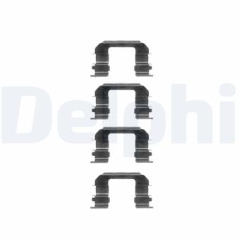 Kit d'accessoires, plaquette de frein à disque DELPHI LX0349 pour DAEWOO NUBIRA 2.0 16V - 133cv Kit d'accessoires, plaquette de frein à disque DELPHI LX0349 pour DAEWOO NUBIRA 2.0 16V - 133cv