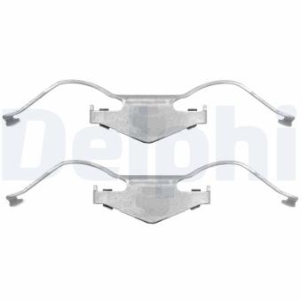 Kit d'accessoires, plaquette de frein à disque DELPHI LX0353 pour FORD S-MAX 1.8 - 110cv