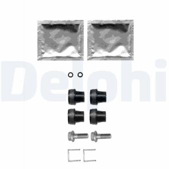 Kit d'accessoires, plaquette de frein à disque DELPHI LX0357 pour MINI MINI Cooper - 116cv