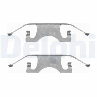 Kit d'accessoires, plaquette de frein à disque DELPHI LX0396 pour INNOCENTI MINI 3.6 - 294cv