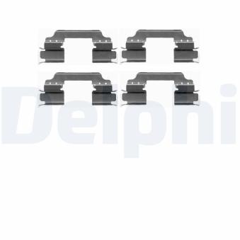 Kit d'accessoires, plaquette de frein à disque DELPHI LX0425 pour MERCEDES-BENZ CITAN 111 CDI - 110cv