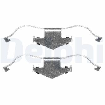 Kit d'accessoires, plaquette de frein à disque DELPHI [LX0429]