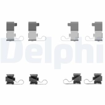 Kit d'accessoires, plaquette de frein à disque DELPHI [LX0434]