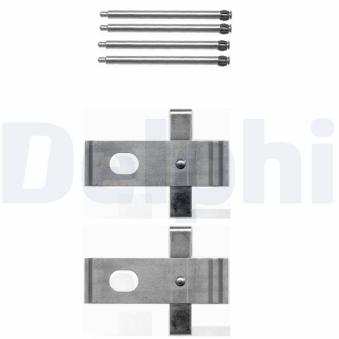 Kit d'accessoires, plaquette de frein à disque DELPHI LX0443