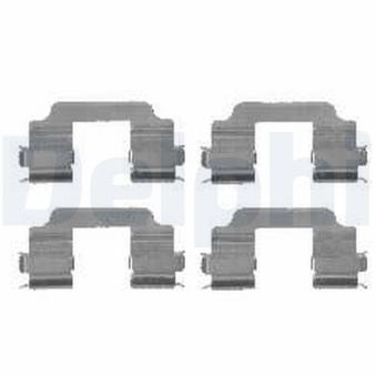 Kit d'accessoires, plaquette de frein à disque DELPHI LX0459 Kit d'accessoires, plaquette de frein à disque DELPHI LX0459