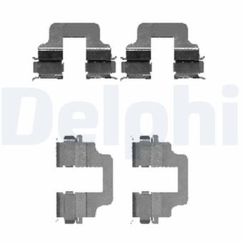 Kit d'accessoires, plaquette de frein à disque DELPHI LX0473 pour MERCEDES-BENZ CITAN 2.4 D4 AWD - 163cv