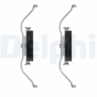 Kit d'accessoires, plaquette de frein à disque DELPHI [LX0490]