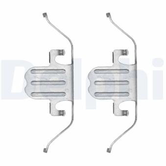 Kit d'accessoires, plaquette de frein à disque DELPHI LX0494 pour LOTUS ESPRIT 325 i - 218cv
