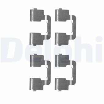 Kit d'accessoires, plaquette de frein à disque DELPHI LX0506 pour CITROEN JUMPY 2.0 HDI 165 - 163cv