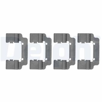 Kit d'accessoires, plaquette de frein à disque DELPHI LX0533 pour VOLVO S60 T5 - 250cv