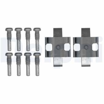 Kit d'accessoires, plaquette de frein à disque DELPHI LX0543 pour LOTUS ESPRIT 325 i - 218cv