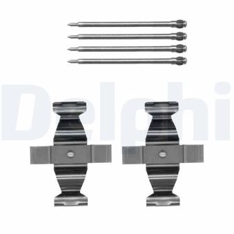 Kit d'accessoires, plaquette de frein à disque DELPHI LX0546 pour MITSUBISHI GALANT E 200 Kompressor - 184cv