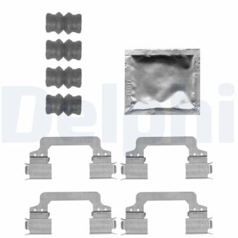 Kit d'accessoires, plaquette de frein à disque DELPHI LX0553 pour LAND ROVER RANGE ROVER SPORT 2.0 D 4x4 - 241cv
