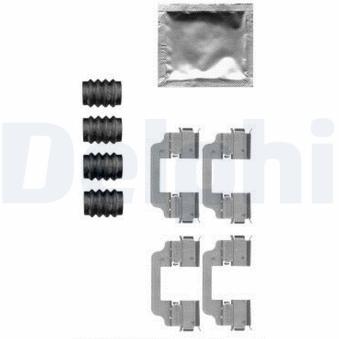 Kit d'accessoires, plaquette de frein à disque DELPHI LX0576 pour VOLKSWAGEN LT xDrive 35 i - 306cv