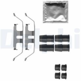 Kit d'accessoires, plaquette de frein à disque DELPHI LX0578 pour VOLKSWAGEN LT xDrive 35 i - 306cv