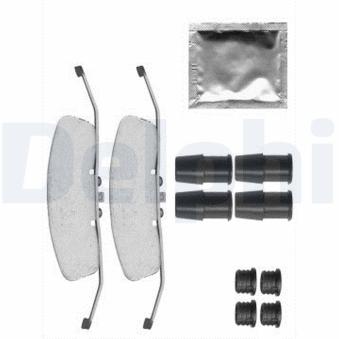 Kit d'accessoires, plaquette de frein à disque DELPHI LX0586 pour VOLKSWAGEN SCIROCCO 2.0 R - 265cv
