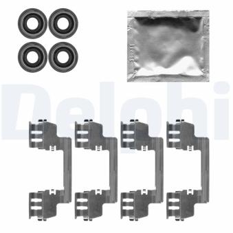 Kit d'accessoires, plaquette de frein à disque DELPHI LX0616 pour CHRYSLER 300 2.7 - 193cv