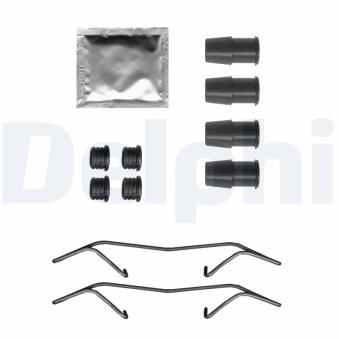Kit d'accessoires, plaquette de frein à disque DELPHI LX0717 pour MAZDA CX-5 1.6 CDTi - 110cv