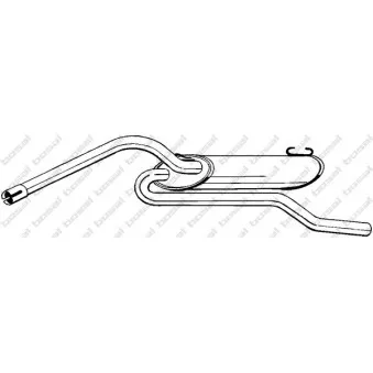 Silencieux arrière BOSAL 280-995