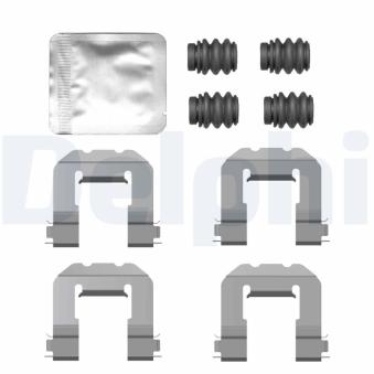 Kit d'accessoires, plaquette de frein à disque DELPHI LX0775 pour BMW Série 3 330 e Plug-in-Hybrid xDrive - 292cv