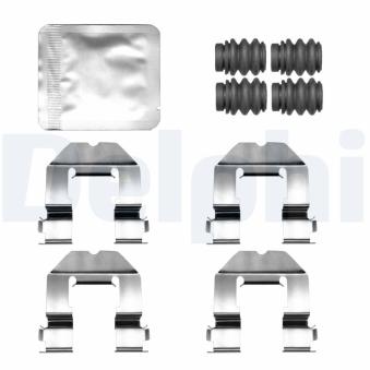 Kit d'accessoires, plaquette de frein à disque DELPHI LX0810 pour BMW Série 3 330 e Plug-in-Hybrid xDrive - 292cv