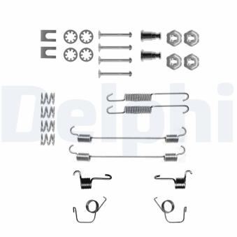 Kit d'accessoires, mâchoire de frein DELPHI LY1040 pour KIA RIO 1.8 - 110cv