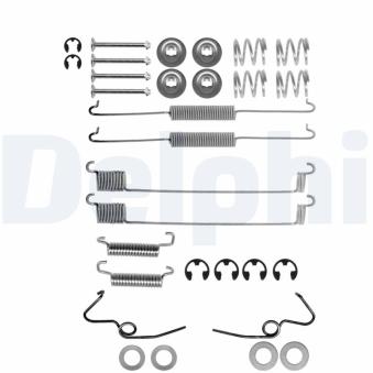 Kit d'accessoires, mâchoire de frein DELPHI LY1052 pour FORD TRANSIT 2.5 D - 68cv
