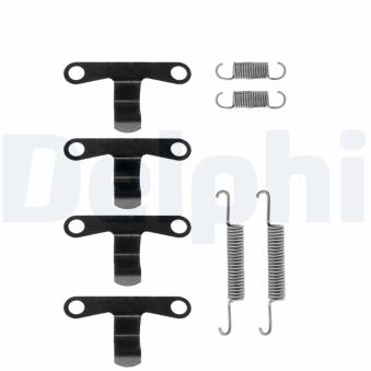 Kit d'accessoires, mâchoires de frein de stationnement DELPHI [LY1097]
