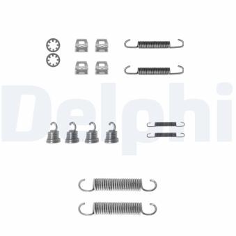 Kit d'accessoires, mâchoire de frein DELPHI LY1100