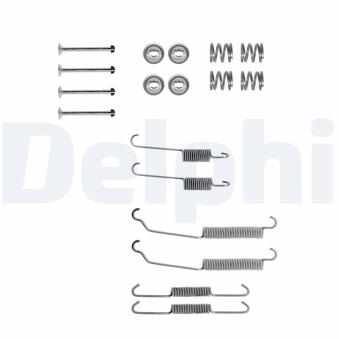 Kit d'accessoires, mâchoire de frein DELPHI LY1102 pour KIA RIO 1.8 - 110cv