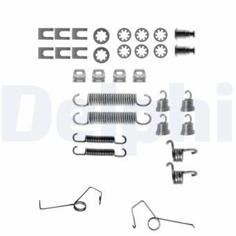 Kit d'accessoires, mâchoire de frein DELPHI LY1123 pour OPEL ARENA 2.5 D - 75cv